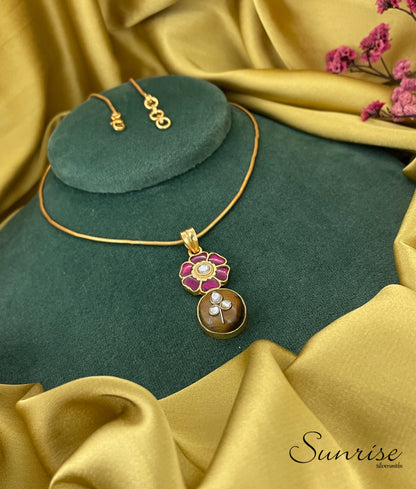 FLORAL KUNDAN NECKLACE