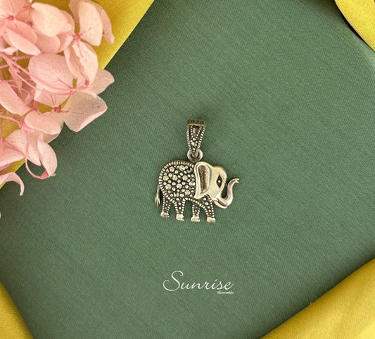 ELEPHANT MARCASITE PENDANT SET