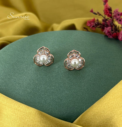 ROSE GOLD PEARL PENDANT SET