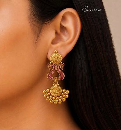 PEACOCK EARRINGS