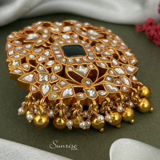 WHITE KUNDAN JUDA PIN