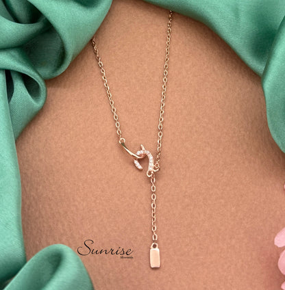 TRENDY ROSE GOLD NECKLACE