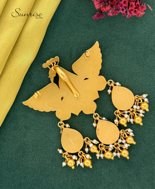 KUNDAN PEACOCK PENDANT