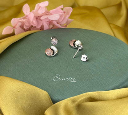 TWO TONE PENDANT SET