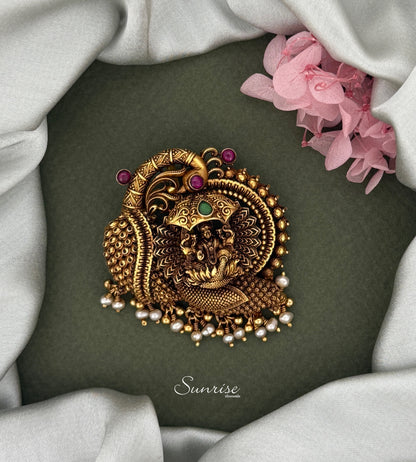 PEACOCK LAKSHMI PENDANT