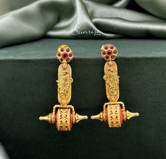 CORAL EARRINGS
