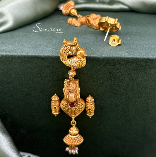 PEACOCK FUSION GP EARRINGS