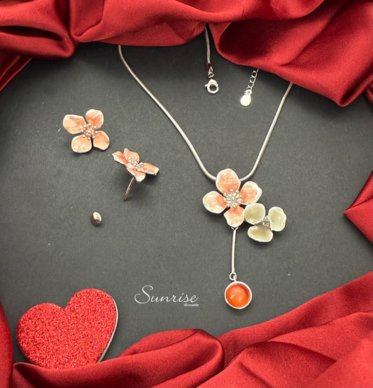 FUSION FLORAL NECKLACE SET