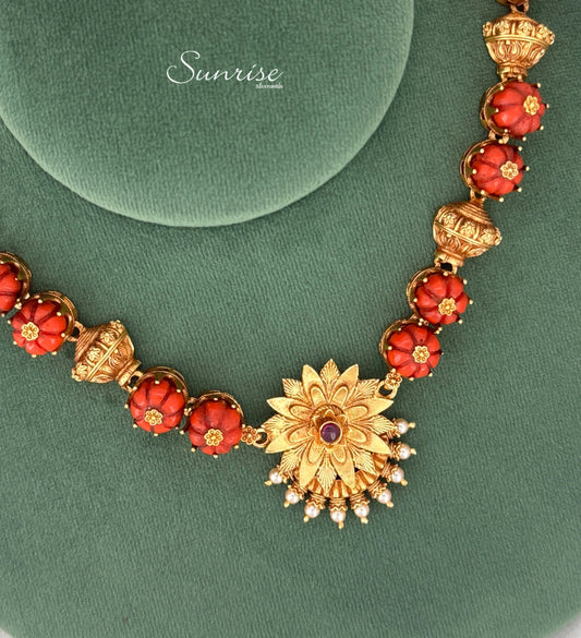 CORAL NECKLACE