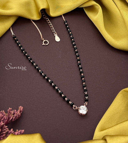 SOLITER ROSE GOLD MANGALSUTRA