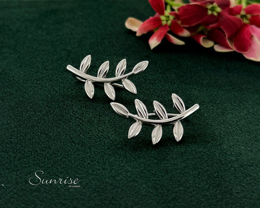 FANCY LEAF EARCLIPS
