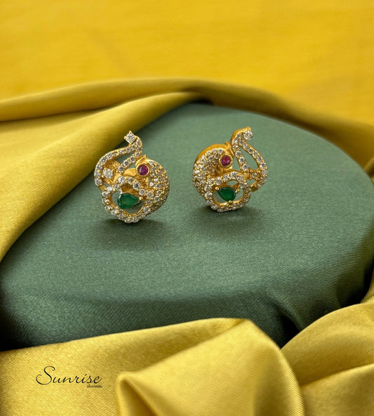 PEACOCK GP EARRINGS