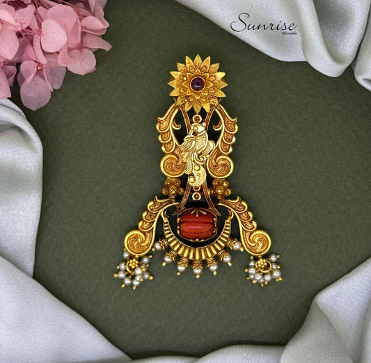 CORAL FUSION PENDANT AND HASLI