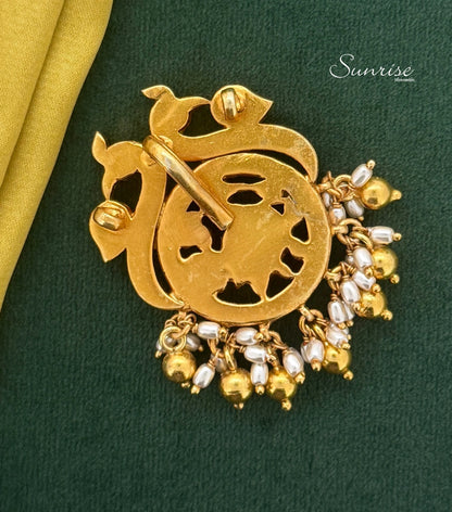 KUNDAN PEACOCK PENDANT