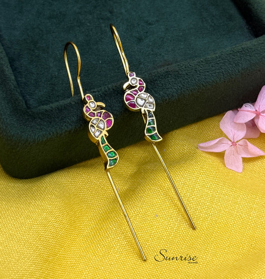 PEACOCK EARCUFFS