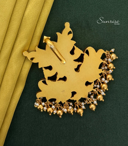 MULTICOLOR JADAU KUNDAN PENDANT