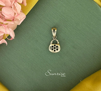 MARCASITE PURSE PENDANT SET
