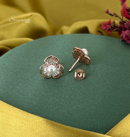 ROSE GOLD PEARL PENDANT SET