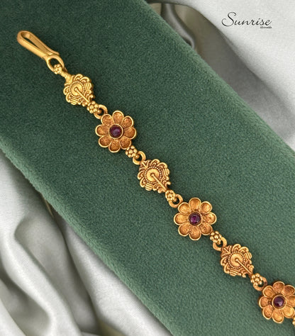 FLORAL ANTIQUE MOTIF BRACELET