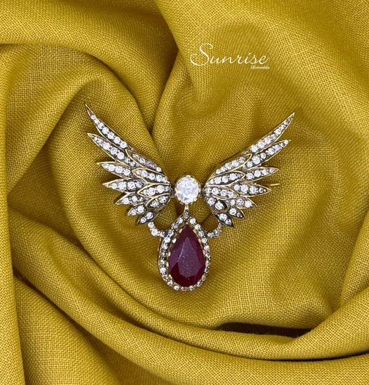 ANGEL WINGS BROOCH