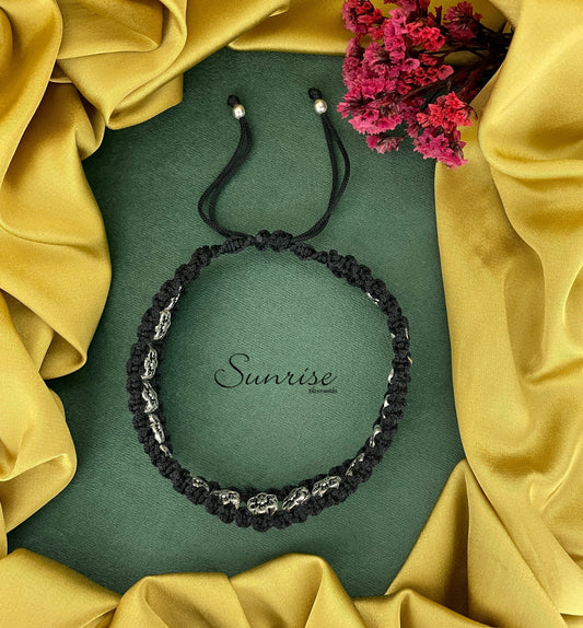FOUR PETAL ADJUTABLE ANKLET