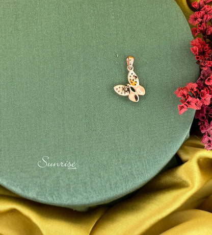 BUTTERFLY ROSE GOLD PENDANT SET