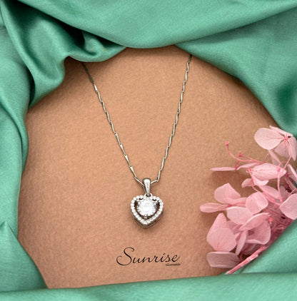 CZ HEART NECKLACE
