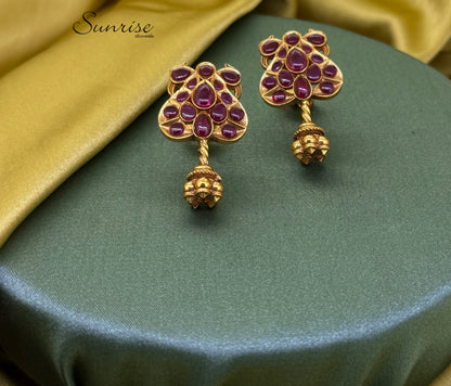 PEACOCK FUSION EARRINGS