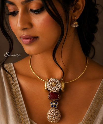 CORAL FUSION PENDANT AND HASLI
