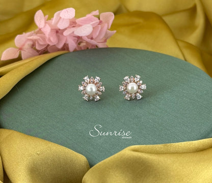 PERAL ROSE GOLD PENDANT SET