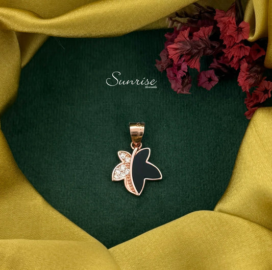 ROSE GOLD ENAMEL PENDANT