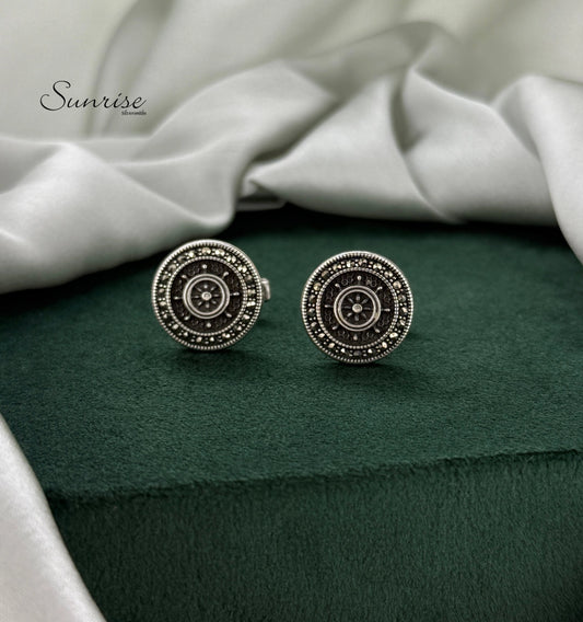 VINTAGE SHIP WHEEL CUFFLINKS