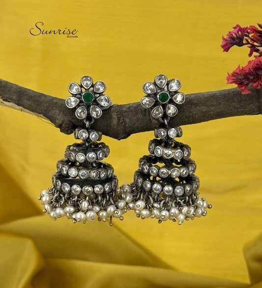 VICTORIAN PEARL  JHUMKA