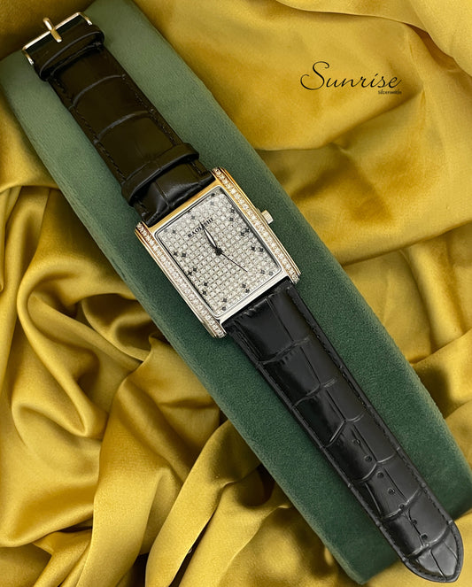 MEN'S SILVER BELT WATCH
