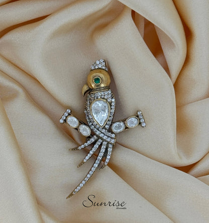 VICTORIAN PARROT BROOCH