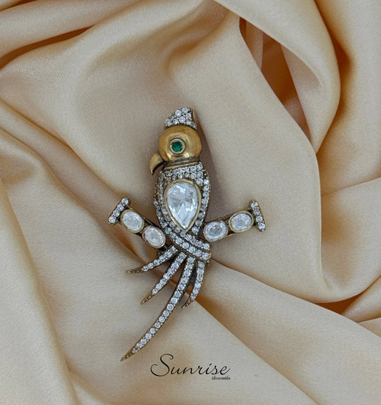 VICTORIAN PARROT BROOCH