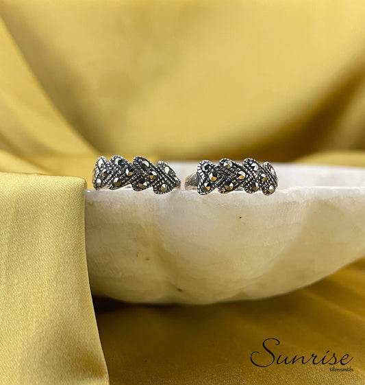 MARCASITE TOE RING