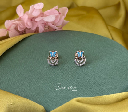 BUTTERFLY ROSE GOLD PENDANT SET