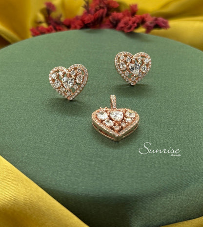 HEART PENDANT SET