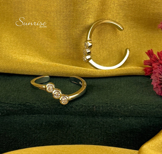 CZ TOE RINGS