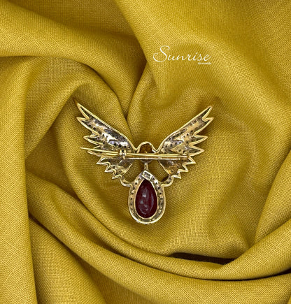 ANGEL WINGS BROOCH