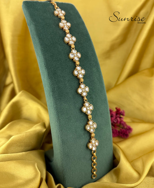 KUNDAN FLORAL GP BRACELET