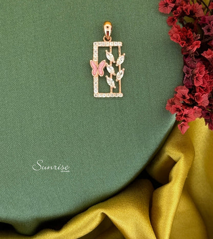 ROSEGOLD FANCY PENDANT SET
