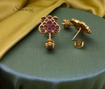 PEACOCK FUSION EARRINGS