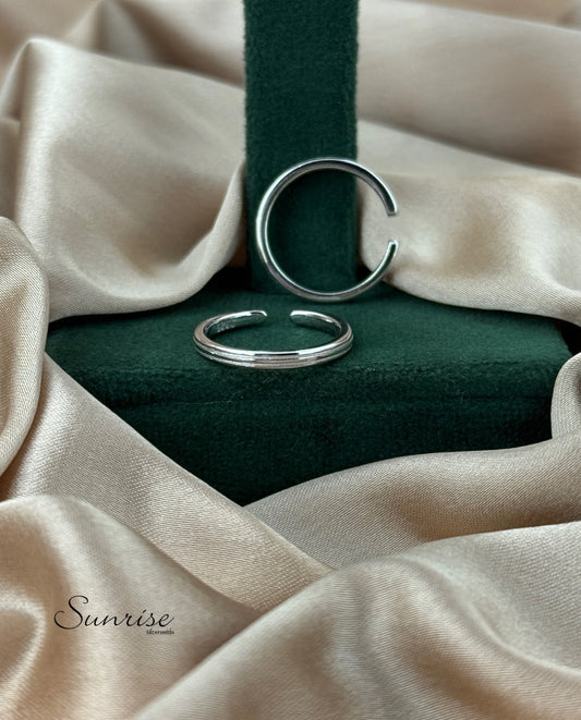 PLAIN BAND TOE RINGS