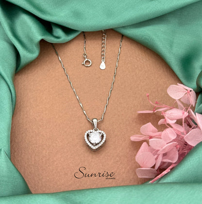 CZ HEART NECKLACE