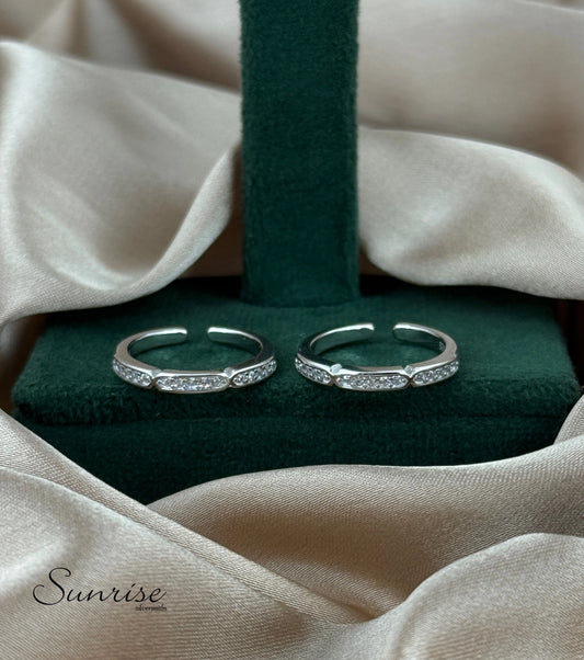 CZ TOE RINGS