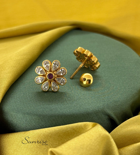 FLORAL GP EARRINGS