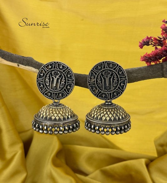 TWOTONE  TRENDY JHUMKA