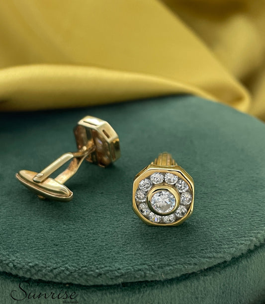 GOLD POLISHED CUFFLINKS